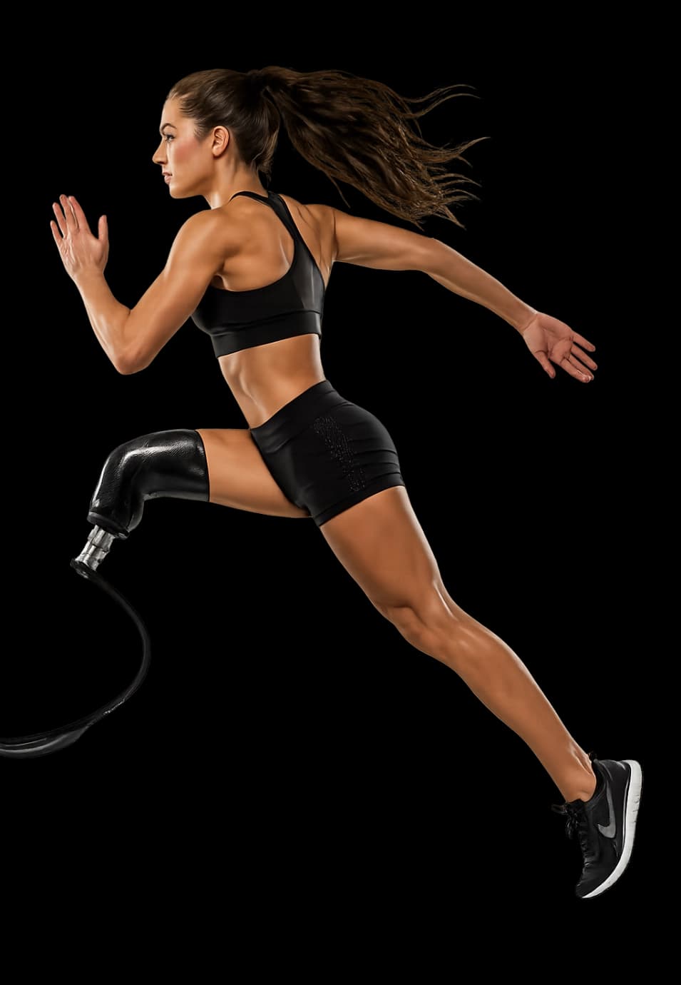 Runner in high-performance training